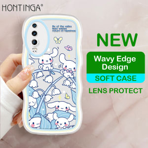 Hontinga Casing Case For Huawei P30 Pro P20 Pro P30 Lite Case Transparent Clear Cases Anime My Melody Kuromi Soft Silicone Wavy Rubber Cases Back Cover Phone Case Softcase Casing For Girls