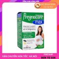 Vitamin tổng hợp cho bà bầu Pregnacare Max Anh 84 viên bổ sung đủ dưỡng chất cho phụ nữ thời kỳ mang thai và sau sinh gồm đủ các thành phần quan trọng như vitamin d, canxi bà bầu, dha bầu, sắt bầu, kẽm, magie- mẹ bean bon. 