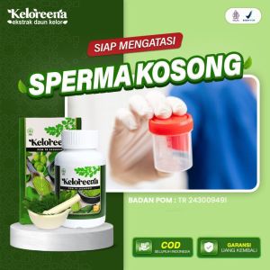 Obat Sperma Kosong Azoospermia Penambah Pengental Sperma Mani Encer Sperma Kering Pria Keloreena
