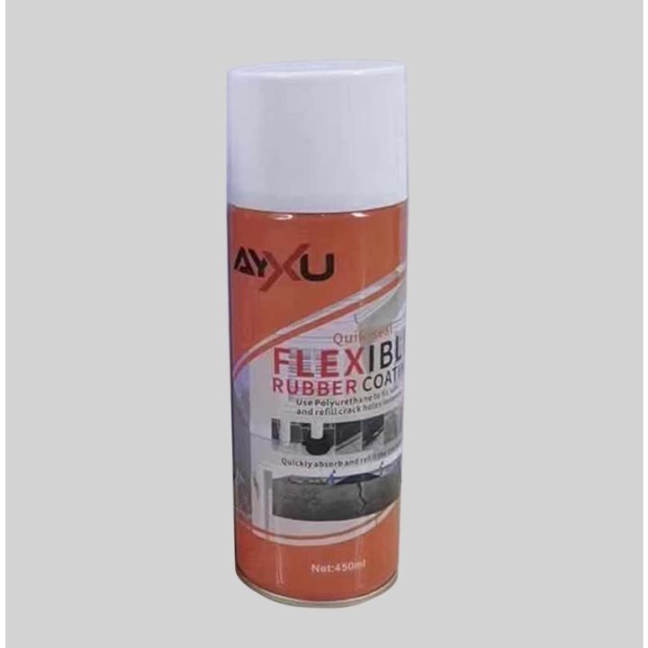 Quick Seal Flexible Rubber Coating (450ml) Waterproof Spray Sealant Flexible Rubber Coating