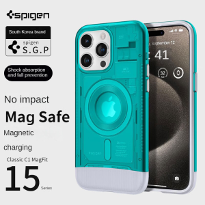 Spigen 25th Anniversary iMac c1  fit apple iphone 15pro max case new silicone drop proof blue iPhone 15 Pro Max