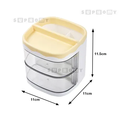 Tempat Pensil Kotak Pensil Meja Laci Mini Kotak Alat Tulis Desktop Organizer Storage Tempat Alat Tulis Penyimpanan Alat Tulis Kotak Laci Penyimpanan