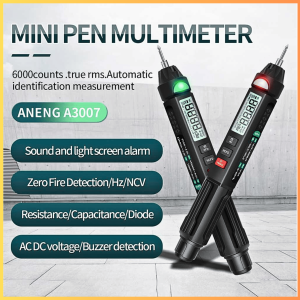 COD KIRIM CEPAT ANENG Digital Multimeter Tespen Listrik pendeteksi kabel putus digital multifungsi otomatis - A3007