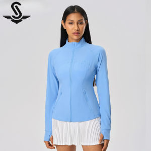 sucmingUPF50+ ชุดกีฬาป้องกันแสงแดดสำหรับผู้หญิง ระบายอากาศได้ดี ทรงเข้ารูป ป้องกันรังสียูวี D25013