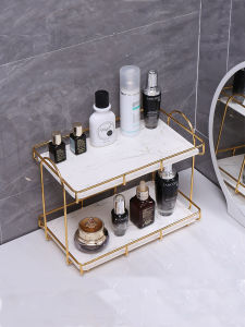 Namiki 2 Layer Plastic Bathroom Storage Rack Shelving Rak Storage