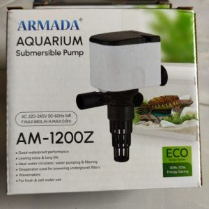 Power head ph ARMADA AM 1200 A & 1200 Z mesin filter Pompa air celup Aquarium Low Watt Submersible Pump Water Pump