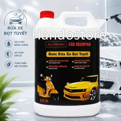 Nước rửa xe bọt tuyết chuyên dụng Car Shampoo 5L cho ô tô xe máy