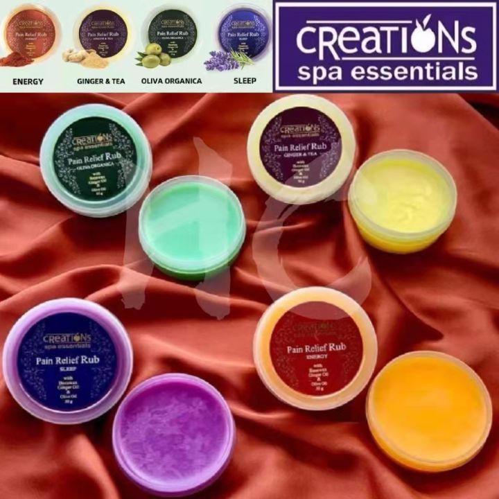 Creations Spa Essentials Pain Relief Rub Authentic 50g Lazada PH