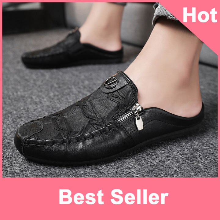 Summer New Lazy Casual Half Shoes Closed Toe Loafer Shoes Size 39-44 for  Men - China Lazy Shoes Men and Half Shoes Men price