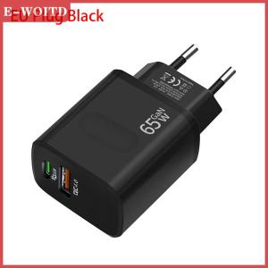 FUJIAS3 65W GAN USB ชนิด C PD QC4.0ชาร์จเร็วอะแดปเตอร์ชาร์จโทรศัพท์มือถือสำหรับ iPhone 16 15 Xiaomi Samsung eu us ปลั๊ก