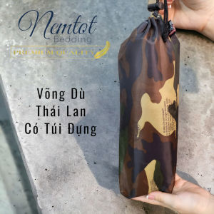 🛑SIÊU ĐẸP🛑 Võng Dù Thái Lan Cao Cấp Họa Tiết Rằn Ri Xếp Gọn Võng Dù 2 Lớp Bền Chắc Kèm Túi Đưng