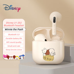 🚛(Malaysia Spot) Disney LY-202 Bluetooth Earphone Wireless Earphones HIFI Sound Quality Sports Running Music In Ear