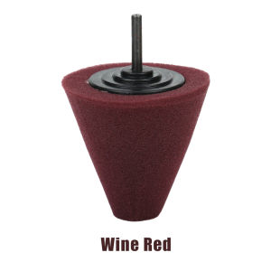 Buffing Polishing Wheel Car Polish Buffing Shank Polishing Sponge Cone Metal Foam Pad Car Maintenance Automobile Cleaning Tool Car Wheel Hub Polish Buffing Shank Polishing Sponge Pad Calm Auto Tools for Burnishing Ball Buffing Sponge Cleaning Car Wheel