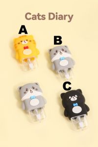 SPARROW Tipex / Tip-Ex / Correction Pen / Karakter Lucu Cantik CATS DIARY (8005)
