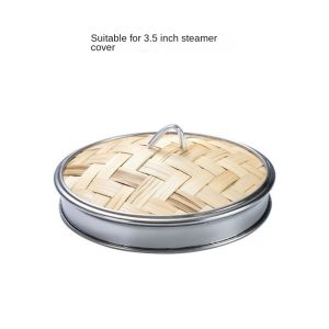 KODUS Bao Buns Dim Sum Woven Bamboo Bamboo Lid Steam Basket Kitchen Gadget Steam Cooker Steamer Basket Bamboo Steamer Food Steamer