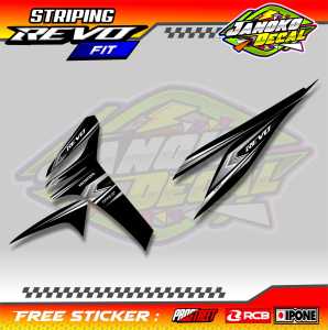 Striping Variasi Honda REVO FIT / Stiker List Motor Honda REVO FIT
