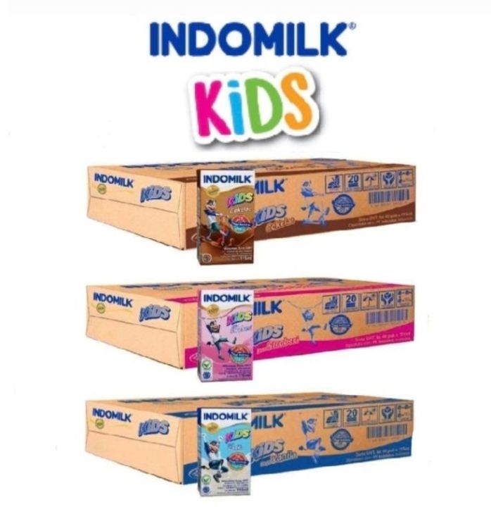 Susu Indomilk Kids UHT Kid 115ml 1 Dus/Karton isi 40 Pcs