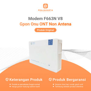 Modem ZTE F663N V8 Gpon Onu ONT Non Antena | Modem Bekas Original Bonus Adaptor