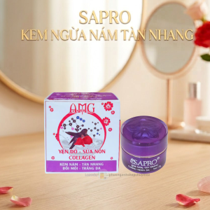 Kem sapro nám tàn nhang đồi mồi yến đỏ sữa non collagen 12g