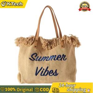 【Free Shipping】 Women Canvas Tote Handbags with Spacious Storage Casual Shoulder Work Bag Totes Purse for Work Beach Travel and Shopping