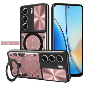 Cho Tecno Camon 40 Pro 5G 2025 Ốp điện thoại chống sốc đẩy kéo Máy Ảnh Bảo Vệ Bìa Cho Tecno Camon 40 Pro Camon40 40Pro 5G 4G 2025 Trường Hợp Xe dạng nhẫn từ tính Shell Trở Lại Bìa vỏ điện thoại