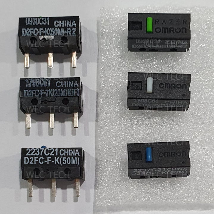 5 Piezas Omron D2FC-F-7N y D2F-J Micro Switch para Ghana