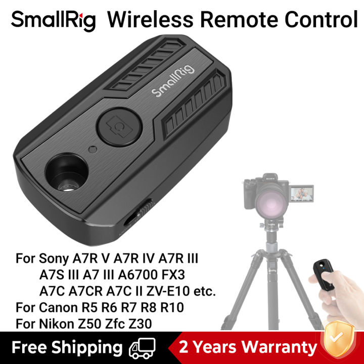 SmallRig Wireless Remote Control for Sony Canon Nikon Camera for Sony  ZV-E10 II ZV1 II A7RV A7RIV A7IV A7III A7C II FX30 A6700 A6400 for Canon R5  R6