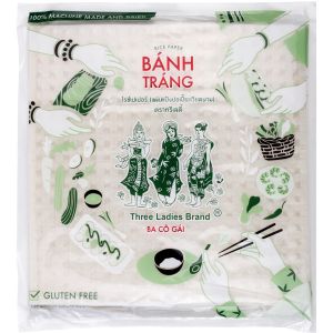 ทรีเลดี้ ใบเมี่ยงญวณ แป้งเวียดนาม แผ่นสี่เหลี่ยม 340g. (20 ห่อ)