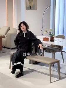 Home Restaurant Saddle Leather Bench Cream Style Long Chair Light Luxury Bedroom Bed End Stool Shoe Changing Stool