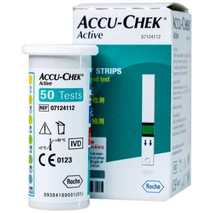 Que Thử Đường Huyết Accu-Chek Active Hộp 25-50 Que Date Mới Nhất