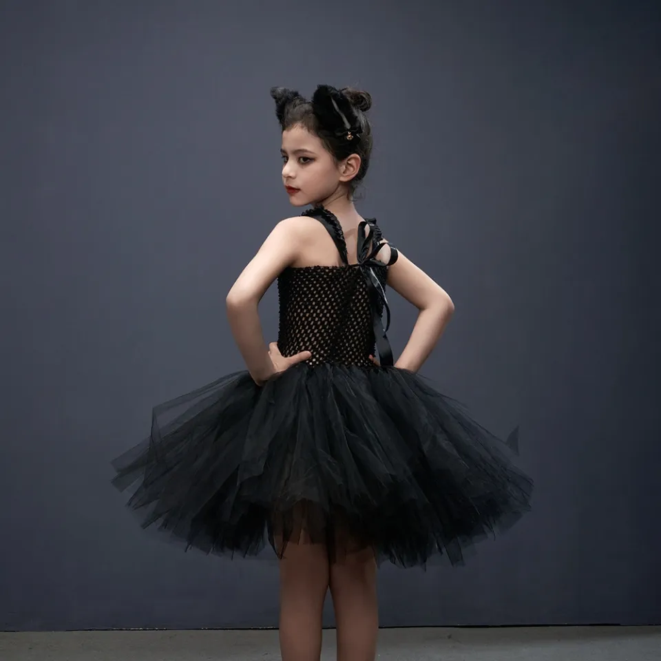 Black cat tulle skirt hotsell