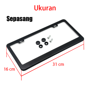 Frame Plat Nomor Mobil Dengan Sekrup 2 PCS Tempat Dudukan Tatakan Frame Plat Pelat Nomor Mobil Terbaru
