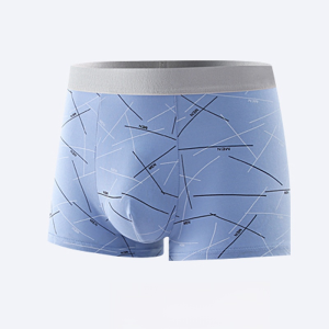 Antibacterial Breathable Mens Underwear Cotton Breathable Comfortable Seamless Panties Mens Summer Boxer Briefs