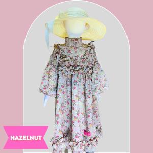 Lodya Dress Gamis Anak Cringkle Motif Premium Usia 2-10 tahun