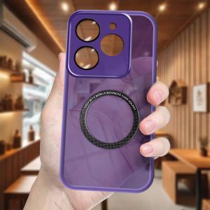 Promo Case Infinix Smart 8 / Smart 8 Pro Clear Shockproof For Magsafe Magnetic Silicon Cover