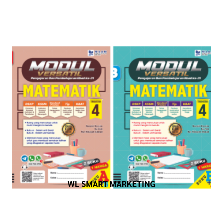 Modul Versatil P P Abad Ke Matematik Tingkatan Buku A Buku B Lazada