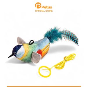 Petus ของเล่นแมว ของเล่นตุ๊กตา ของเล่นสัตว์เลี้ยง cat toy มีเสียง ระบบเซ็นเซอร์ เหมาะสำหรับสัตว์ทุกวัย ปลดปล่อยความเคลียด