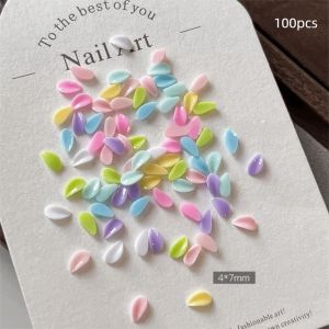 OKKFINE 3D Flower Petals Nail Art Sequins Kit Colorful Transparent Nail Charms Decorations DIY Nail Art Glitter Set Manicure Accessories