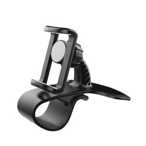 Car Phone Holder Rotating Dashboard Clip Mount Stand 360 Degree Rotation Hud Clip On Cradle