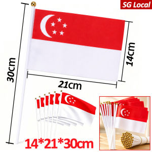 🌹SG Local Stock🌹 SG 61th Singapore Flag Enamel Pin Badge Brooch National Flag Lapel Pin Collection Wholesale