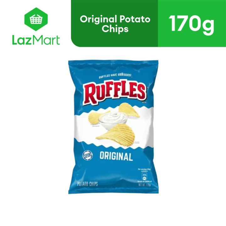 Philippine Ruffles Ruffles Original Potato Chips170g | Lazada PH