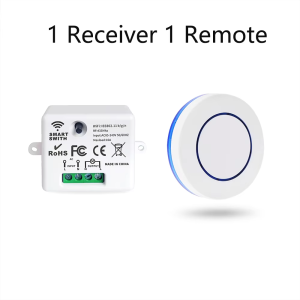 WiFi Smart Light Switch Tuya Smart Life 433 Mhz Wireless Push Button Switch Mini 110V 220V 230V Relay Module Google Home Alexa