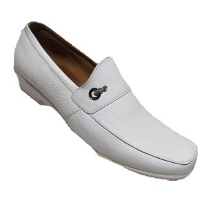 Sepatu pantopel wanita perawat bidan kulit pantofel putih formal wanita hak 3cm