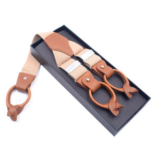 Mens Suspenders Buttons Braces 3.5 X 120 Cm Trousers Strap Suspensorio Trousers Strap Father/Husbands Gift 3.5*120cm Fashion h260606