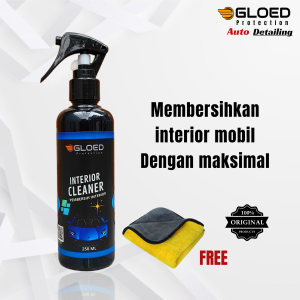 Pembersih interior mobil jok plafon kulit sintetis beludru Bersih Seketika By - Gloed