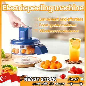 【SG STOCK】Automatic Electric Grape Peeler Automatic Small Fruit Peeling Tool Machine Cherry Tomato Skin Remover Tool For Small Berries Fruits Effortless Peeling