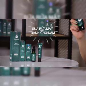 Combo Sạch Mụn Hết Thâm NAM Gồm Sữa Rửa Mặt 120ml Và Gel Mụn 15ml