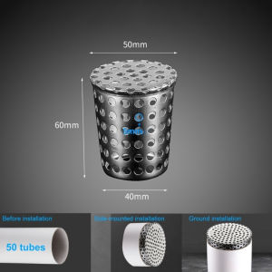 Rooftop Floor Drain Cover Stainless Steel Outer Side Filter Screen Sewer Pipe Cap Anti-Blocking