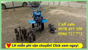 Máy cày bừa mini xới đất lên luống chạy xăng