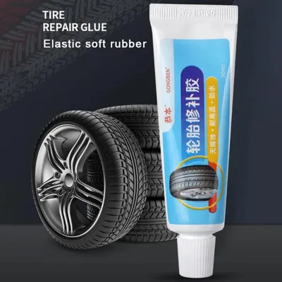 Lem Tambal Perbaikan Ban Mobil Sepeda Motor Anti Bocor / Tire Glue Repair Tambalan Darurat